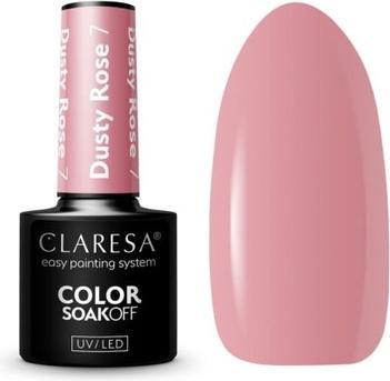 Claresa 7 Dusty Rose UV-Nagellack 5ml (Beige, Farblack)