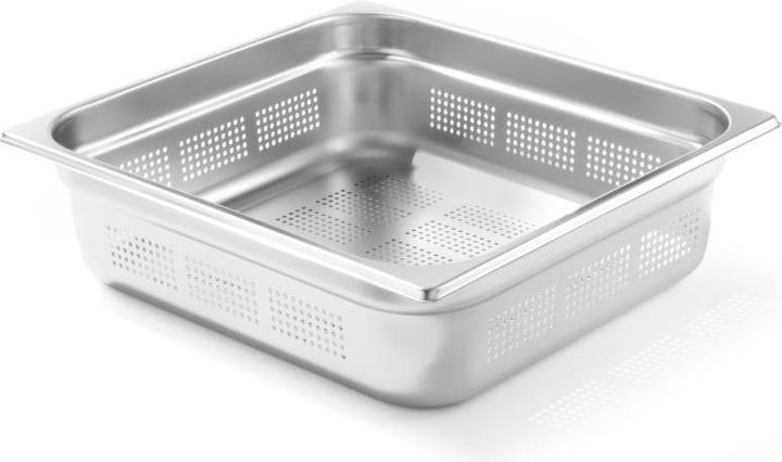 Immagine prodotto Hendi Contenitore gastronorm perorato 2/3 100 mm in acciaio inox (GN 2/3, 9 l)