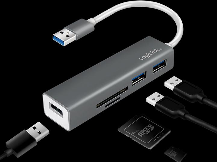 Immagine prodotto LogiLink UA0306 (USB-C, 3 Porti)