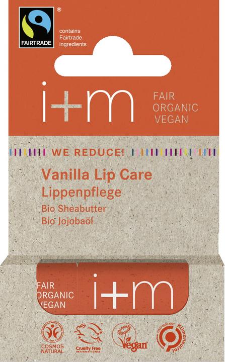 Immagine prodotto i+m Naturkosmetik Cura delle labbra alla vaniglia - Burro di karité e olio di jojoba