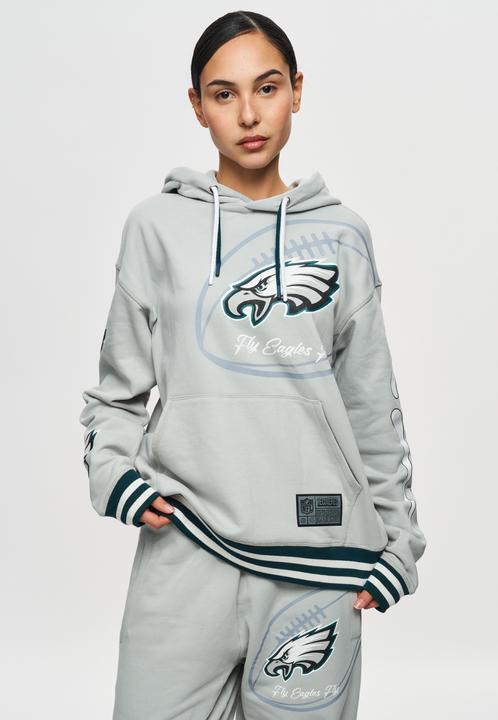 Immagine prodotto Recovered Re:covered Felpa con cappuccio in pile - PATCHES Philadelphia Eagles - XL (XL)