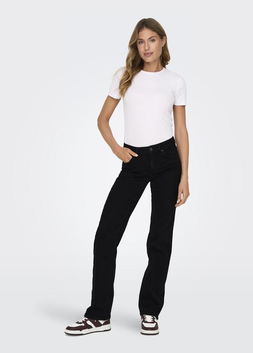 Actual product image Only Straight cut medium waist jeans Straight fit jeans (34)
