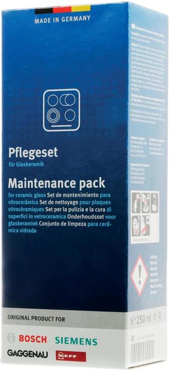 Actual product image Siemens Care set for glass ceramic hobs