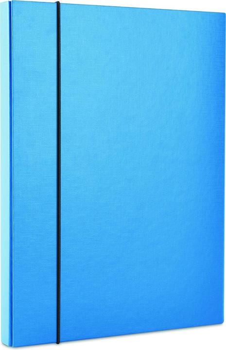 Office Products Flasche mit Gummi, PP, A4/40, blau (A4, 1 x)