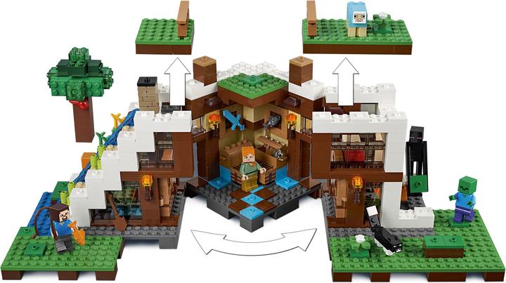 Produktbild LEGO Minecraft Unterschlupf im Wasserfall (21134, LEGO Minecraft)