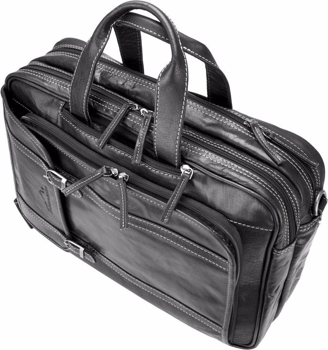 Produktbild Alpenleder Notebooktasche Allgäu Ebenholz 17 (17")