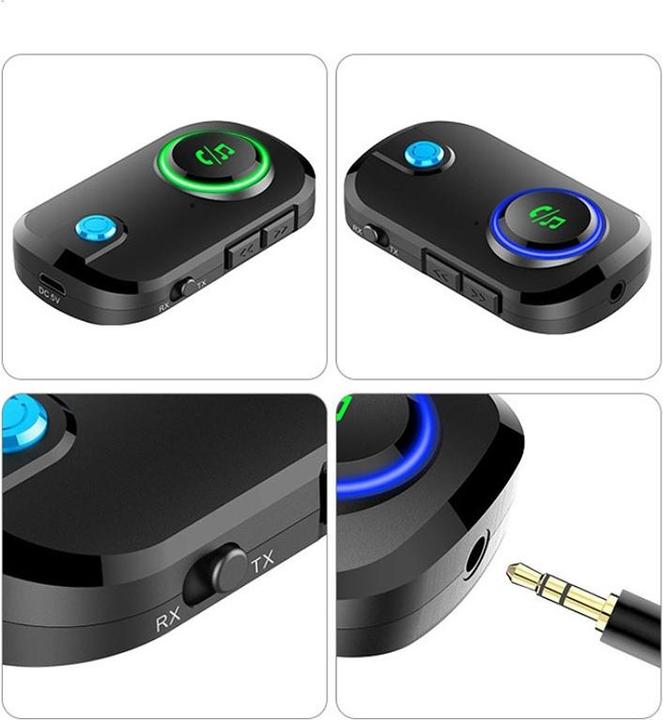 Produktbild Deltalabs 2in1 Bluetooth 5.0 Audio Transmitter / Receiver 3.5mm Klinkeadapter (Sender & Empfänger)