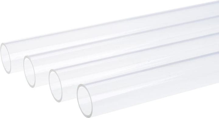Alphacool HardTube 12/10mm Acrylique (PMMA) Transparent 80cm - Set de 4 (320cm) (0.60 m, Matières plastiques)