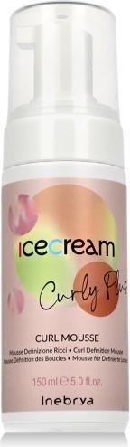 Immagine prodotto Inebrya Gelato Curly Plus Schiuma Disciplinante per Capelli Ricci 150ml (150 ml, Mousse arricciante)