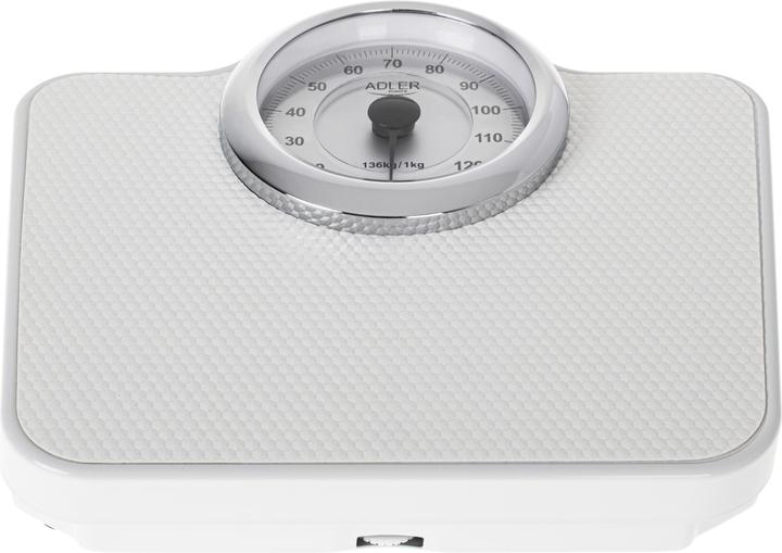 Produktbild Adler AD 8180 personal scale Rectangle White Mechanical personal scale (136 kg)