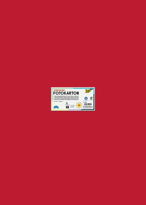 Produktbild Folia Fotokarton, (B)500 x (H)700 mm, 300 g/qm, ziegelrot (300 g/m², 10 x)