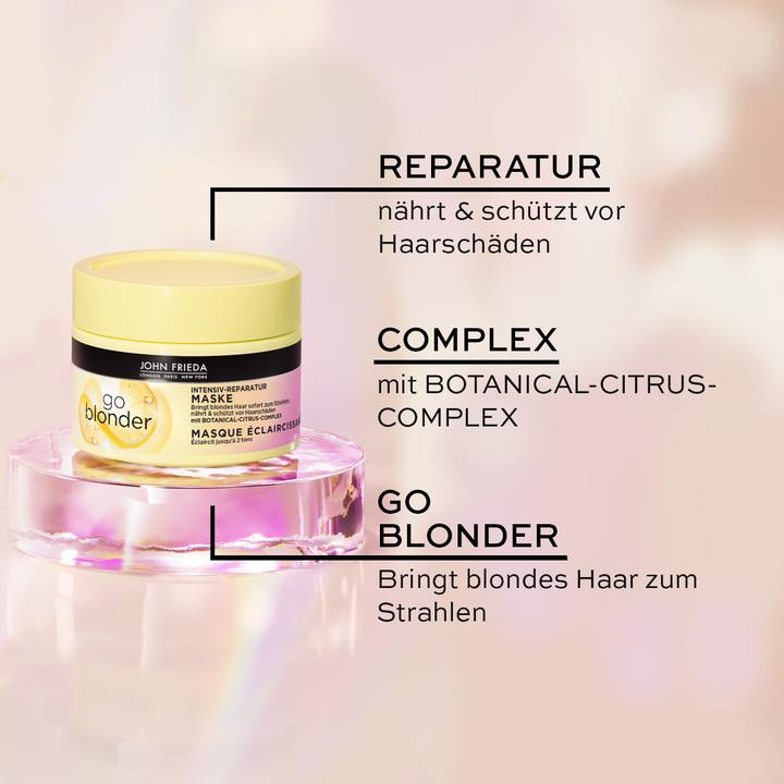 Image du produit John Frieda Sheer Blonde Go Blonder Masque réparateur intensif (250 ml)