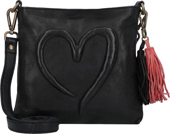 Produktbild Taschendieb Herzweg Umhängetasche Leder 24 cm