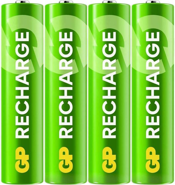 Actual product image GP Batteries GP Recharge Micro (AAA) rechargeable NiMH 800 mAh 1.2 V 4 pcs. (4 pcs., AA, 800 mAh)