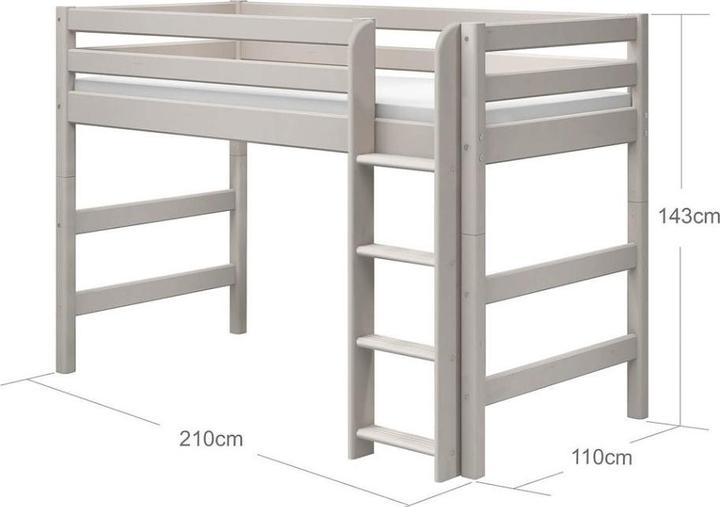 Produktbild Flexa Mittelhochbett Classic (90 x 200 cm)
