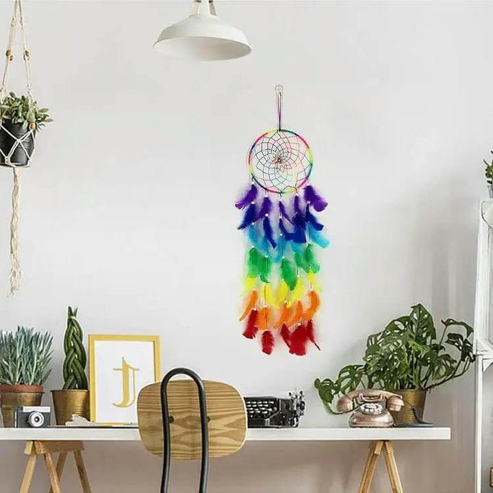 Actual product image Cover-Discount Dream Catcher Dream Catcher Rainbow (40 x 16 cm)