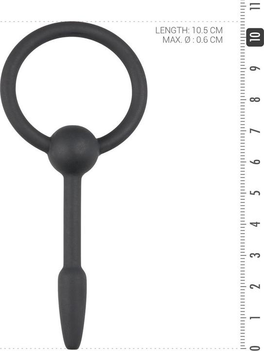 Actual product image Sinner Gear Holle Siliconen Penisplug Met Ring