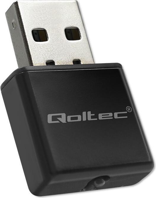 Produktbild Qoltec NANO WiFi Adapter mini Standard N, USB 2.0