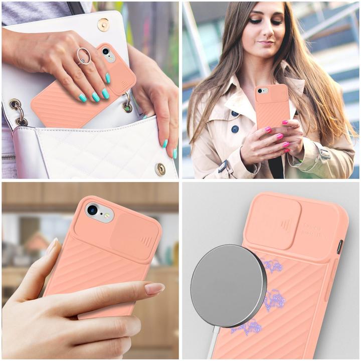 Produktbild Cadorabo TPU Cover mit Kamera Schutz (Apple iPhone 7, Apple iPhone SE (2nd Gen))