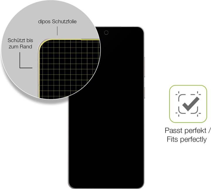 Actual product image Dipos Full Cover Screen Protector Matte (1 Piece, OnePlus Ace Pro)