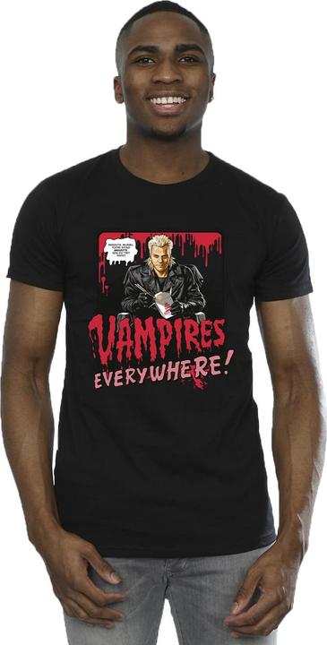 Actual product image Universal Textiles Mens Vampires Everywhere Cotton T-Shirt (4XL)