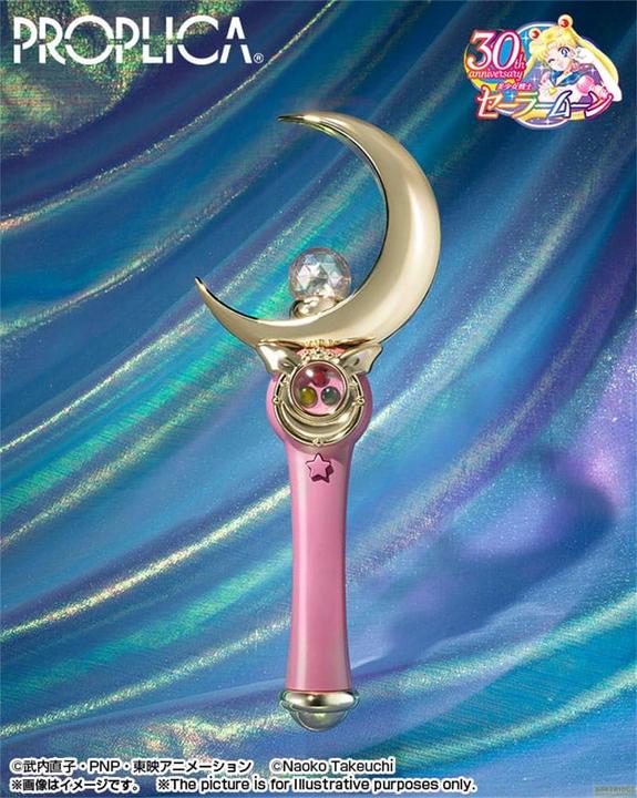Image du produit Bandai Sailor Moon Proplica Réplique 1/1 Sceptre de la Lune Brilliant Color Edition 26 cm