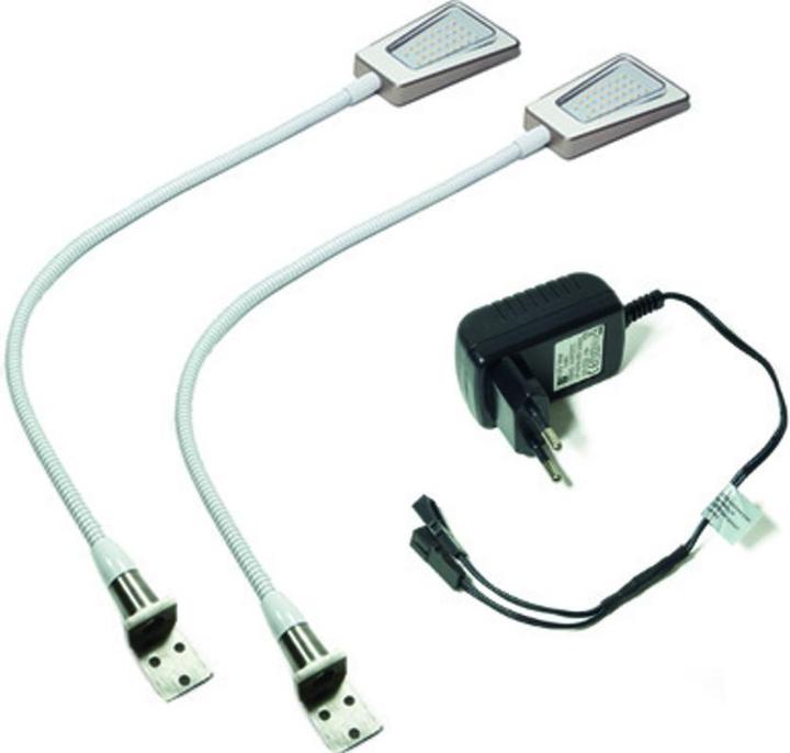 Immagine prodotto L&S Kit di lampade LED esterne 2 pezzi Area Light, lampada di lettura 12 V (150 lm)