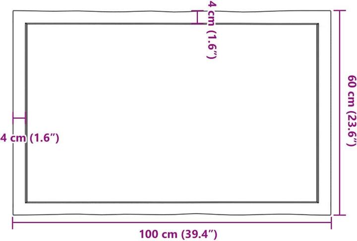 Image du produit VidaXL Chaim (100 x 60 x 6 cm)