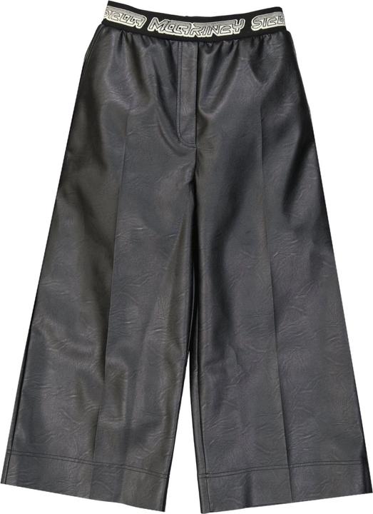 Actual product image Stella McCartney Cropped Leather Effect Pants (40)