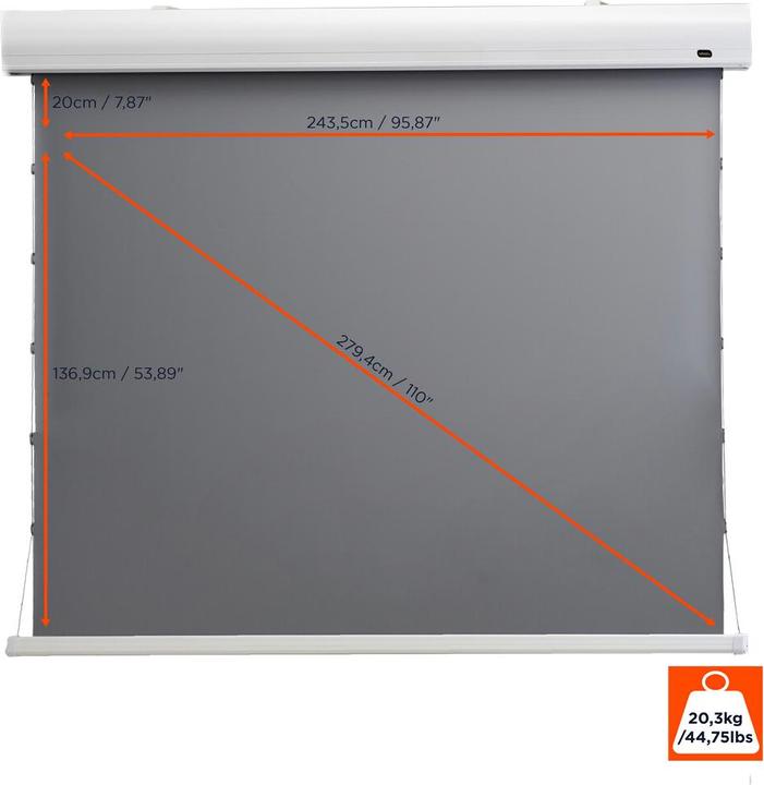 Immagine prodotto Celexon HomeCinema Tension Dynamic Slate ALR (109.65", 16:9)