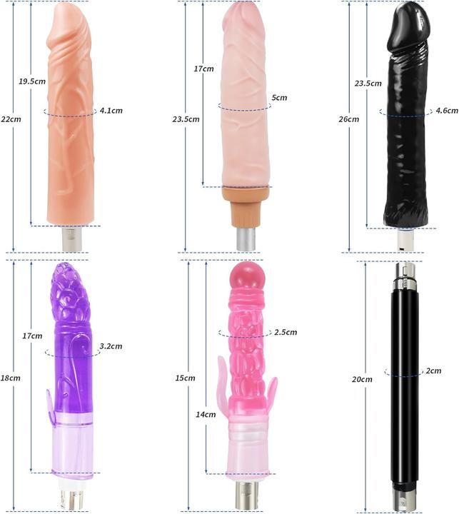Produktbild Segook Automatische Stossmaschine mit 6 Dildo-Aufsätzen