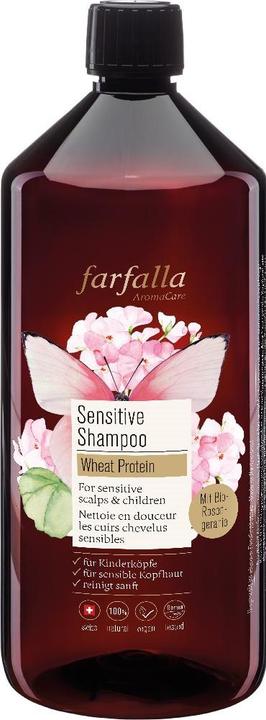 Actual product image Farfalla Sensitive Shampoo Flasche 1000 ml (1000 ml, Liquid shampoo)