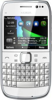 Nokia E6-00 - QWERTZ - White (2.46", 8 Mpx, 3G)