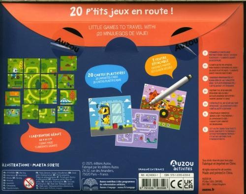 Produktbild Auzou France 20 p'tits jeux : en route! (Französisch, Sorte Marta, 2025)