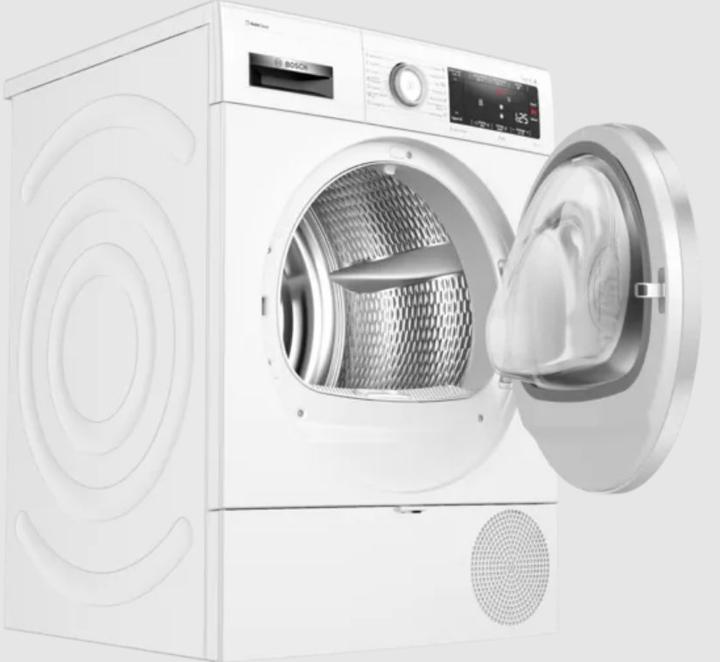 Produktbild Bosch Hausgeräte Serie 8 WTX87K00BY Wäschetrockner Freistehend Frontlader 9 kg A+++ Weiss (9 kg, Rechts)