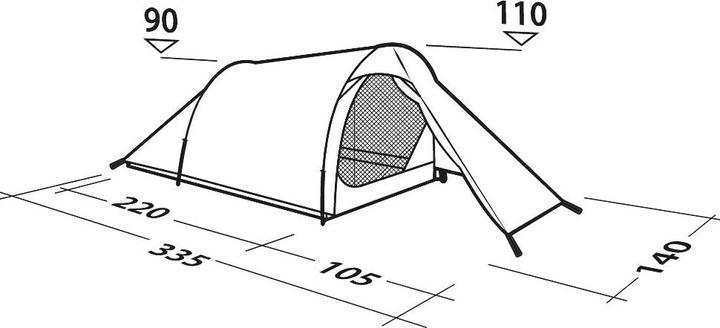 Produktbild Robens Sprinter 2 (Tunnelzelt, 1.90 kg, 2 Personen)