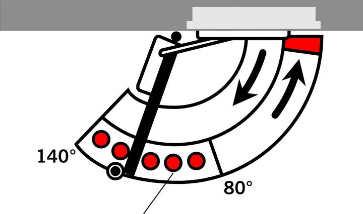 Image du produit Dormakaba Glissière avec levier G-EMF Contur Design (Porte-fenêtre, Porte en bois, Porte de chambre, Porte d'entrée, Intérieur)