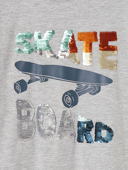 Image du produit Vertbaudet T-shirt garçon à paillettes réversibles (86)