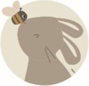 Little Dutch Tappeto Bunny - diam. 110 cm Antiscivolo