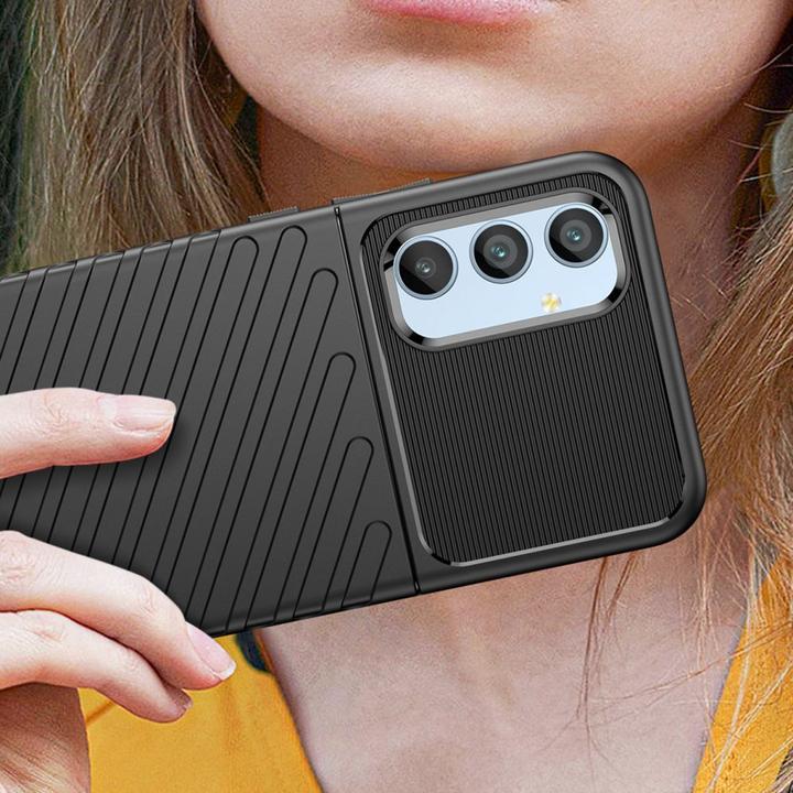 Produktbild Hurtel Thunder Case Hülle für Samsung Galaxy A54 5G Silikon Armor Case schwarz (Samsung Galaxy A54 5G)