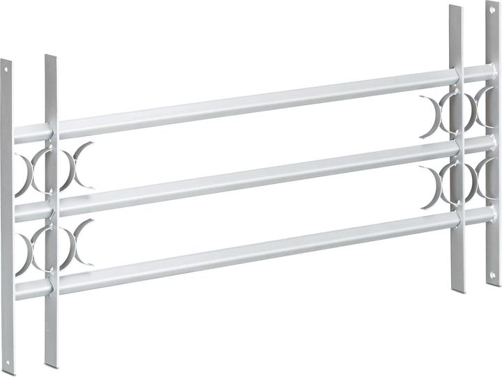 Actual product image Relaxdays Pull-Out Window Security Grill