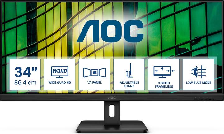 Immagine prodotto AOC U34E2M (3440 x 1440 pixel, 34")