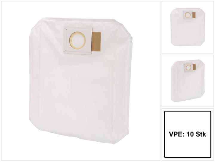 Actual product image Makita Fleece filter bag dust bag 6 L 10 pcs. ( 191C26-2 ) for vacuum cleaner DVC 660 / 665 (10 x)