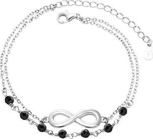 Beneto Elegant double silver bracelet Infinity AGB751/21