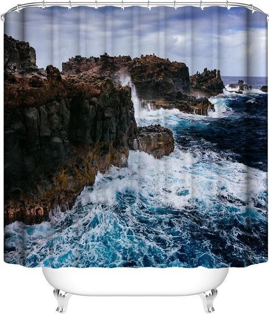 Produktbild MU Style Felsen im Meer (180 x 180 cm)