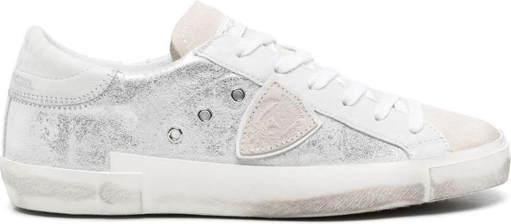 Immagine prodotto Philippe Model sneakers prsx low in laminated leather silver (40)