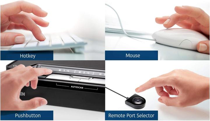 Actual product image Aten KVM switch, DP