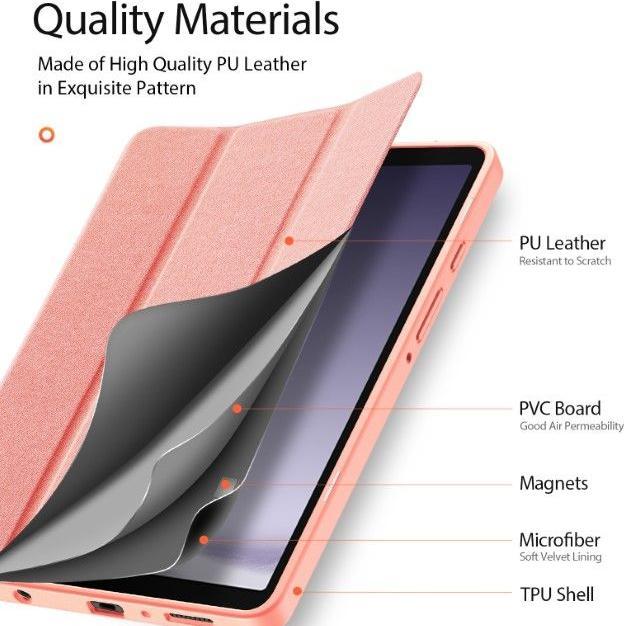 Actual product image Dux Ducis Domo Series Leather Book Cover Case (Galaxy Tab A9)