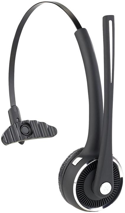 Produktbild Callstel Profi-Mono-Headset mit Bluetooth, Geräuschunterdrückung, 15-Std.-Akku (Kabellos)