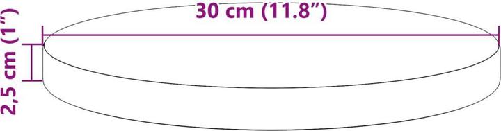 Produktbild VidaXL Boris (30 x 2,5 cm)